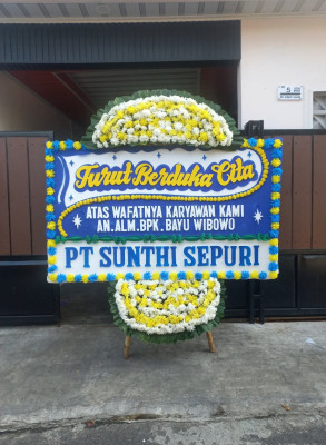 Papan Bunga Duka di Bakongan Timur